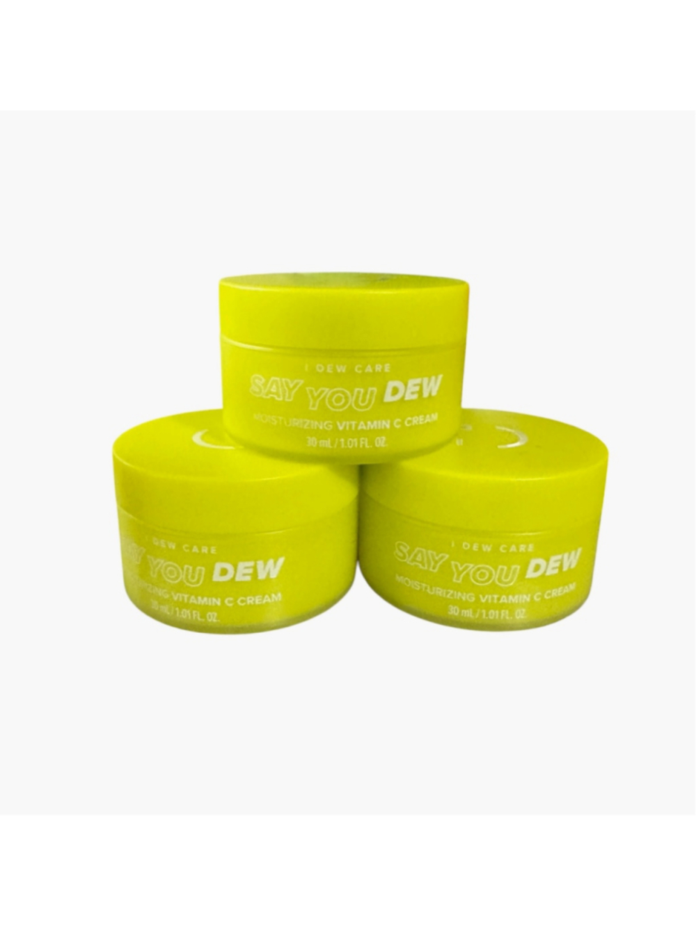 New 3 Vitamin C Cream, I Dew Care Moisturizer - Travel Sized